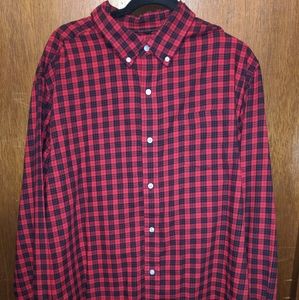 CHAPS red and black button-down shirt size XXL